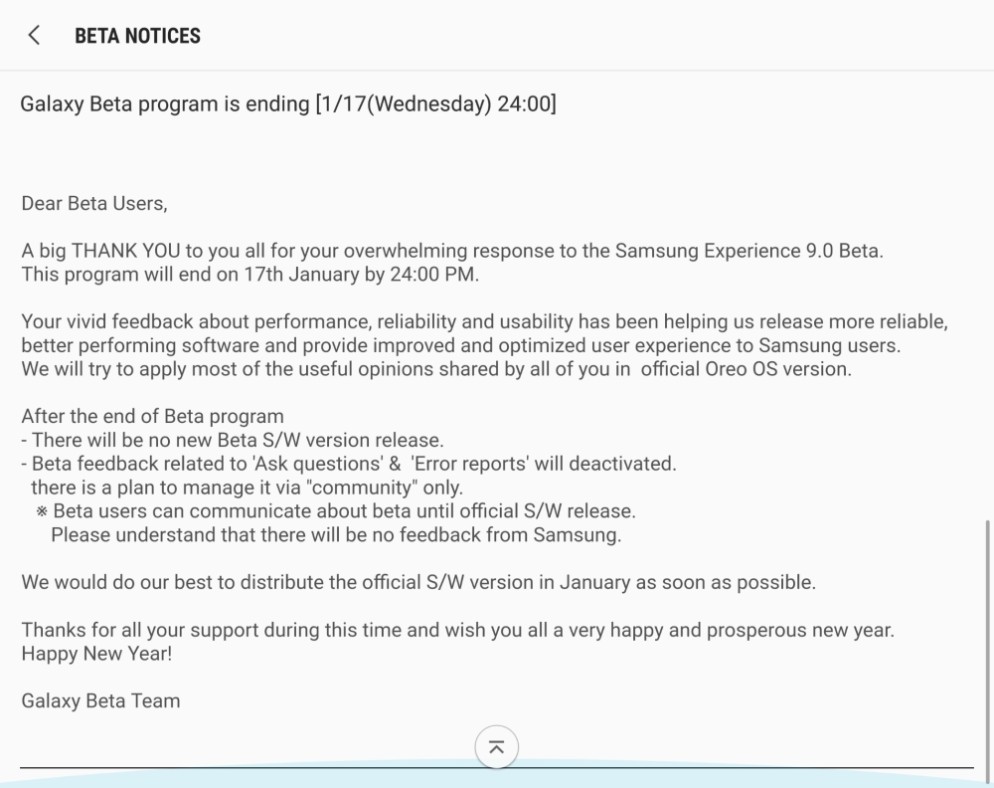 Samsung Galaxy S8 için Oreo güncellemesi Ocak sonuna kadar gelebilir