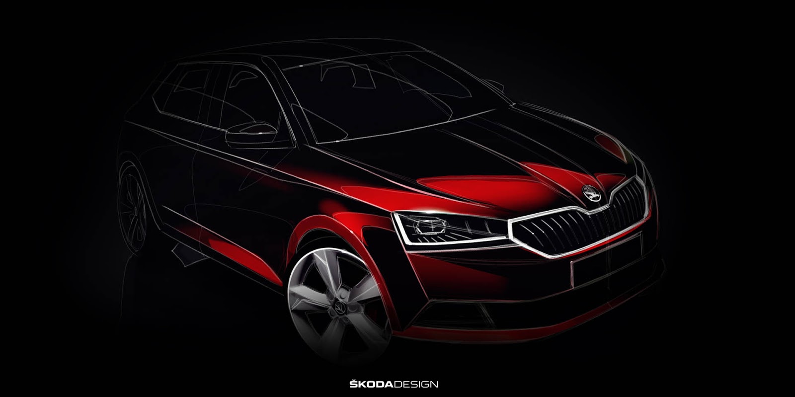 Yeni Skoda Fabia geliyor: Otomobilin ilk teaser görseli yayınlandı