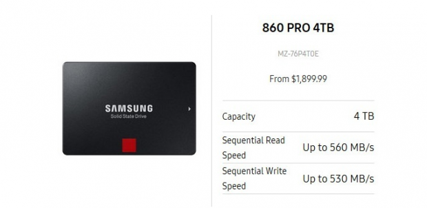 Samsung 860 SSD serisi ufukta göründü