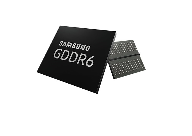 Samsung GDDR6 belleklerin hacimli üretimine başlıyor