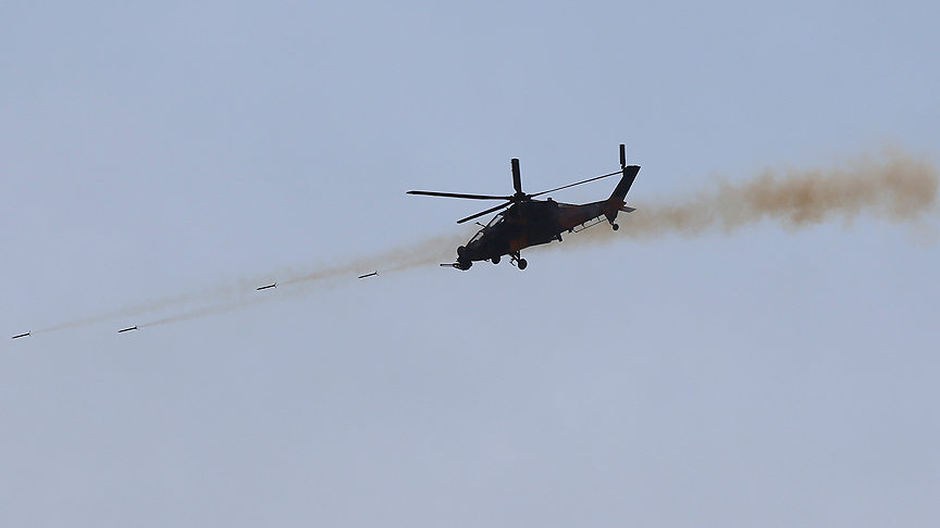 ATAK helikopteri, yerli üretim Cirit’le hedefleri vurdu