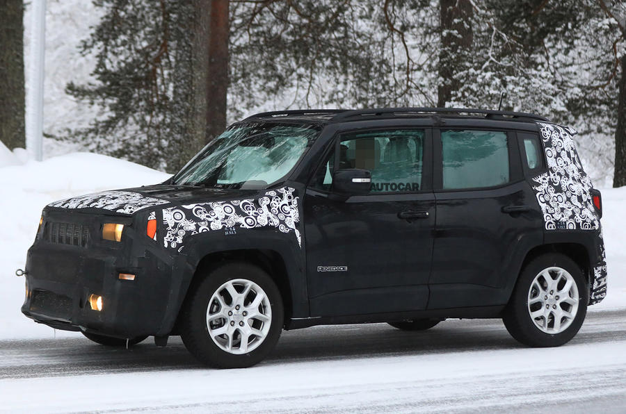 2019 Jeep Renegade makyaj operasyonunda