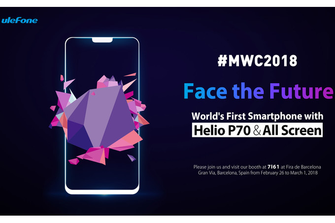 Çinli Ulefone çentik tasarımlı telefonunu MWC 2018 fuarına getiriyor