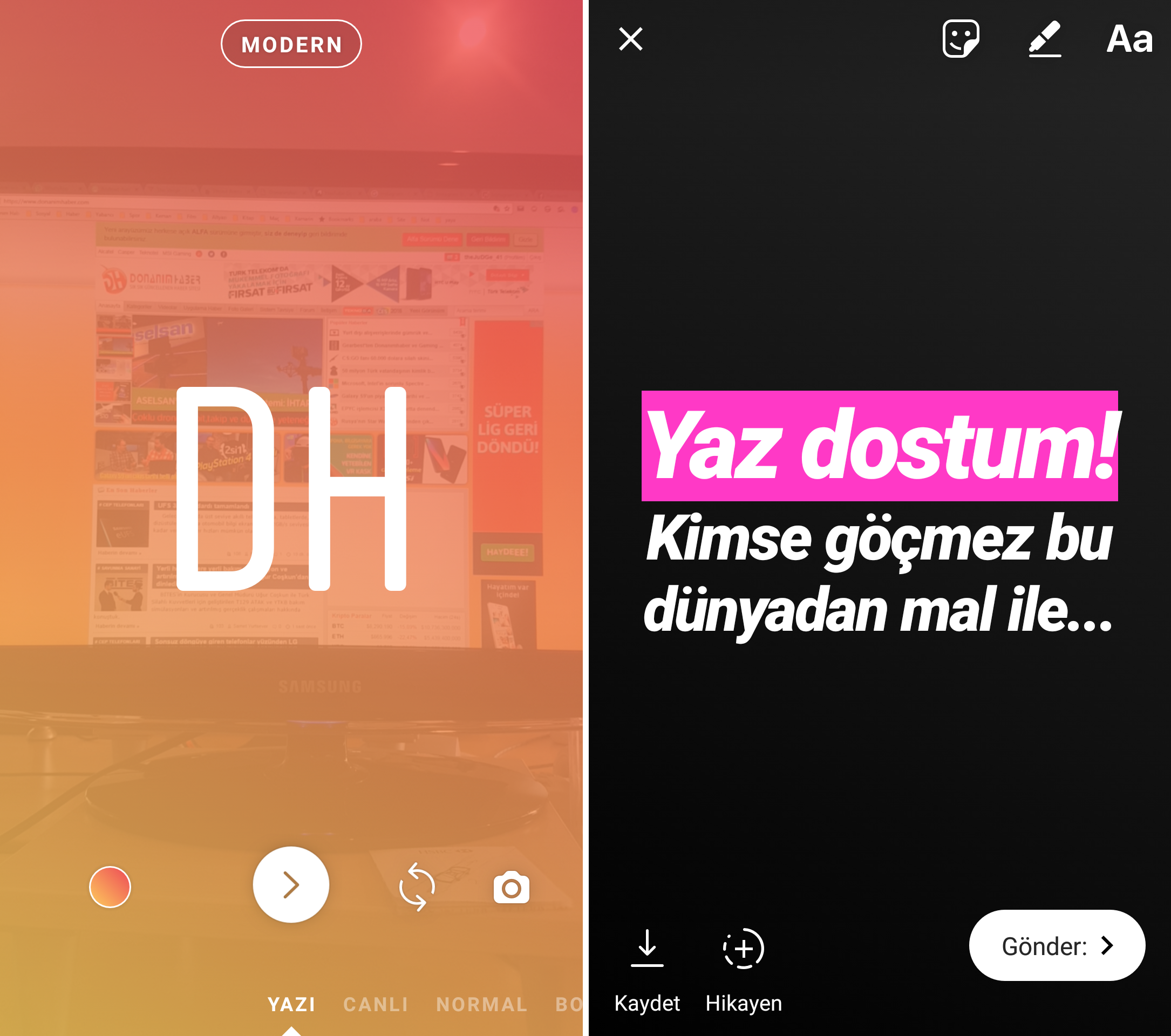 Instagram hikâyelerine yeni özellik eklendi