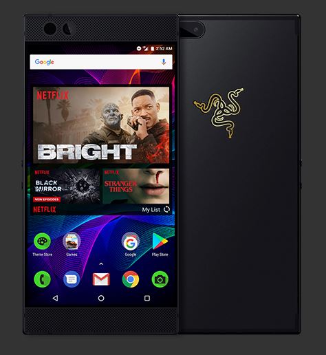 Sınırlı sayıda üretilen altın Razer logolu Razer Phone tanıtıldı