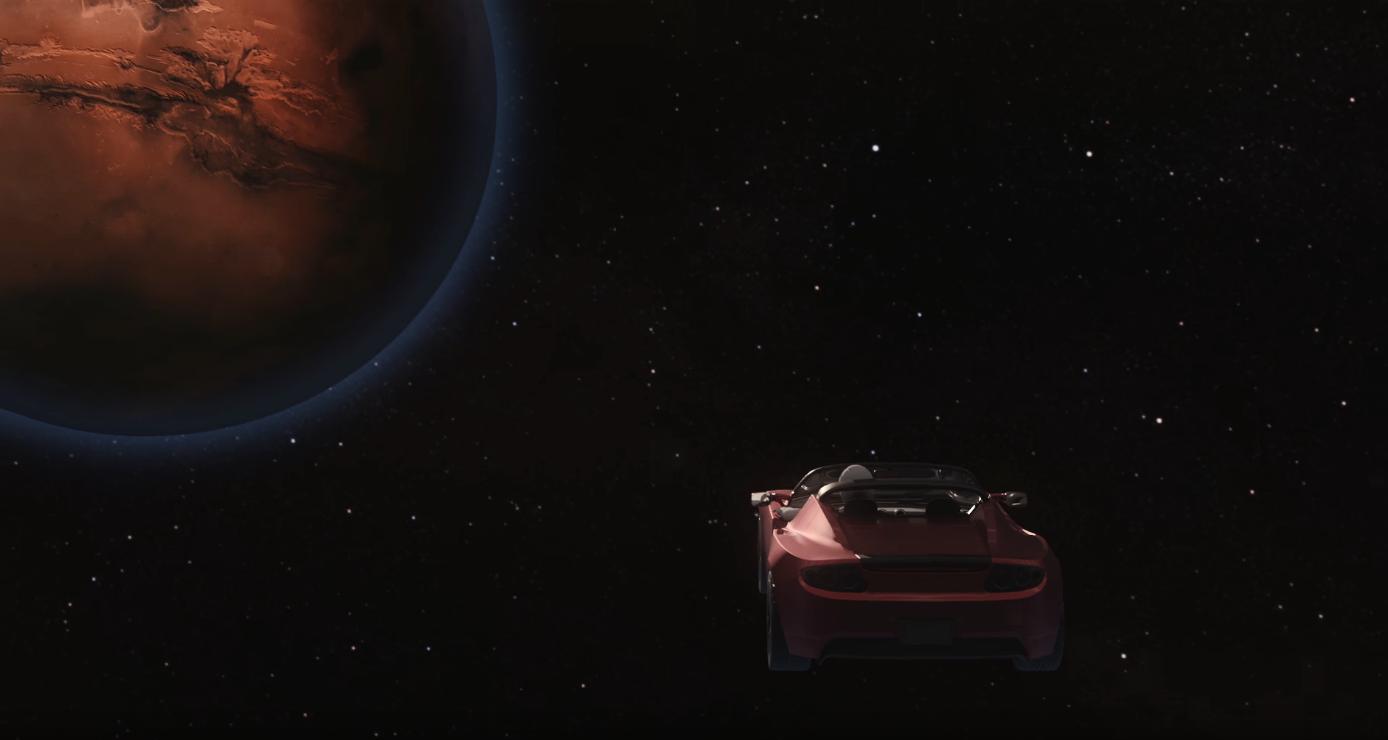 Elon Musk, yarın arabasını Mars'a gönderiyor: İşte yayınladığı muhteşem video