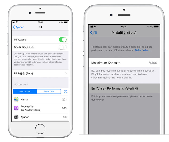 Apple'ın kasten yavaşlattığı iPhone'lar için 'Pil Sağlığı' özelliği hazır