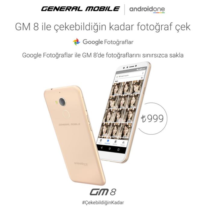 General Mobile GM 8 özellikleri ve fiyatı