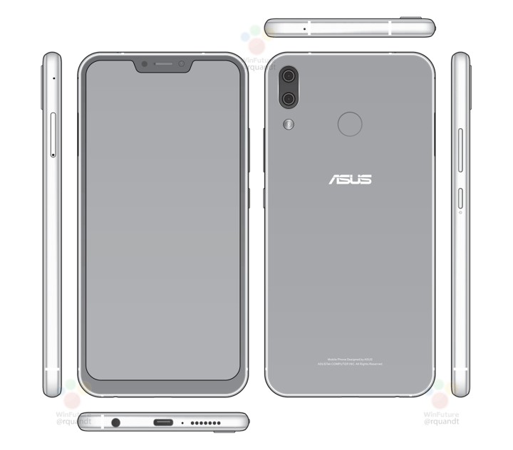 iPhone X tasarımlı Asus Zenfone 5 sızdı