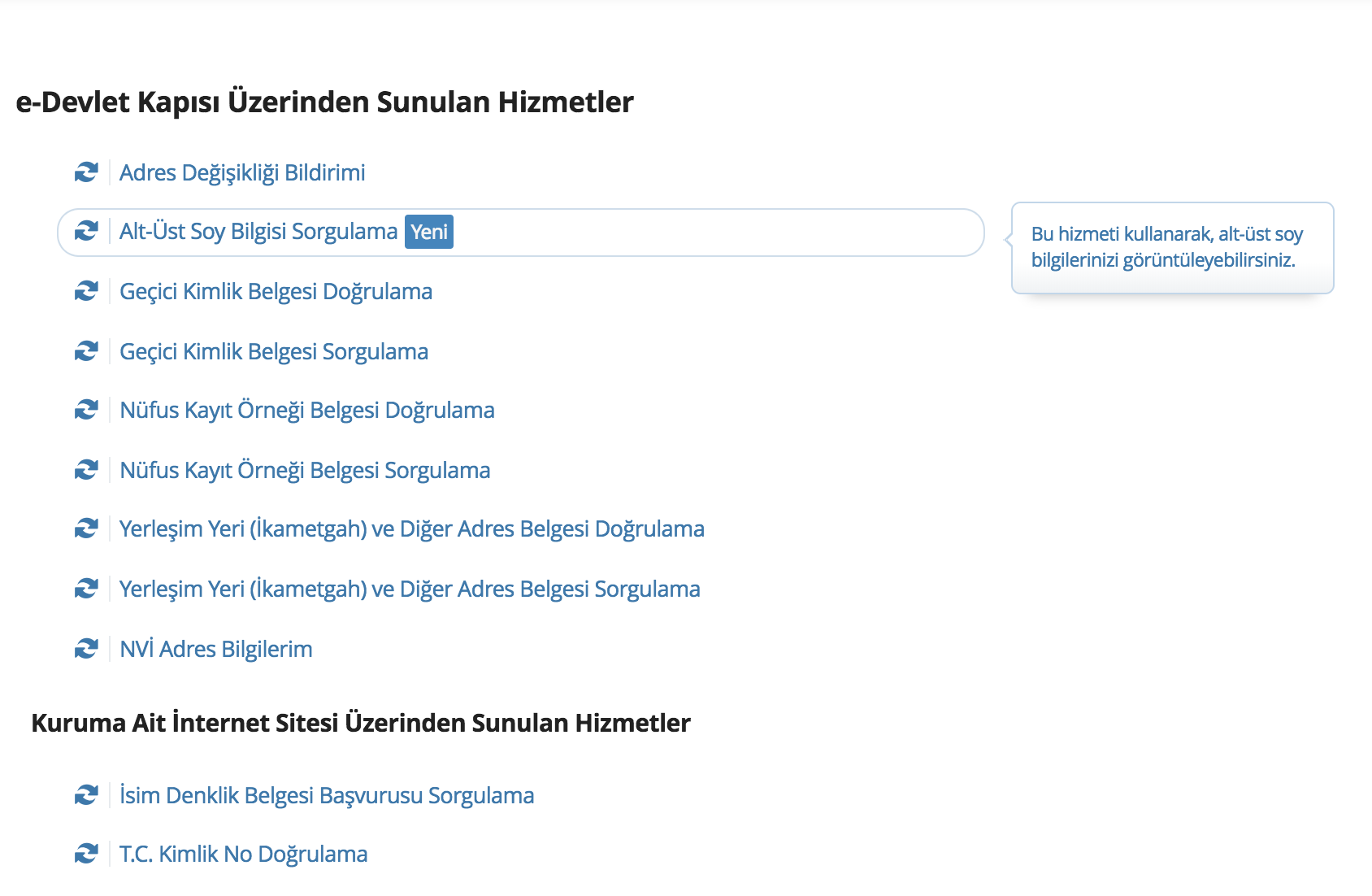 soyağacı sorgulama