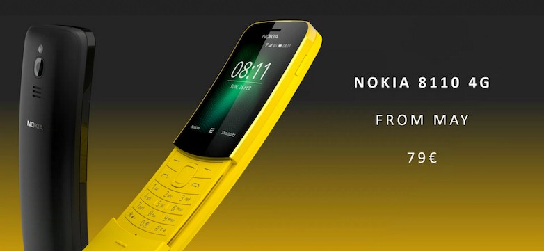 Matrix'teki telefon geri döndü: İşte karşınızda Nokia 8110 4G