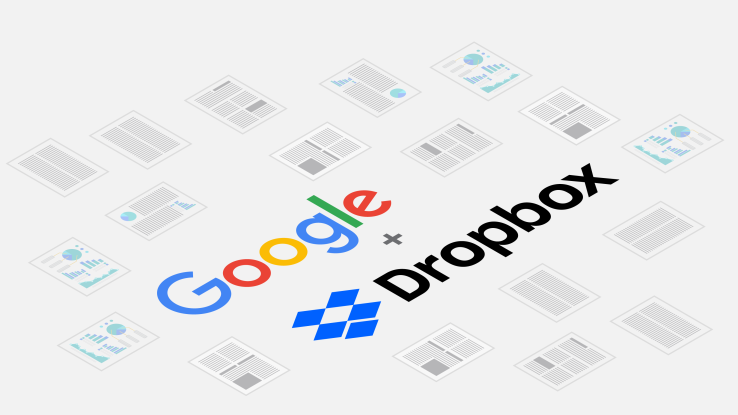 Dropbox içerisinde G Suite ofis uygulamalarını kullanmak mümkün oluyor