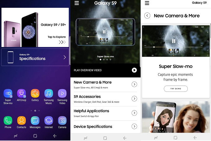 Telefonunuzda Samsung Galaxy S9 özelliklerini deneyebileceğiniz uygulama yayınlandı