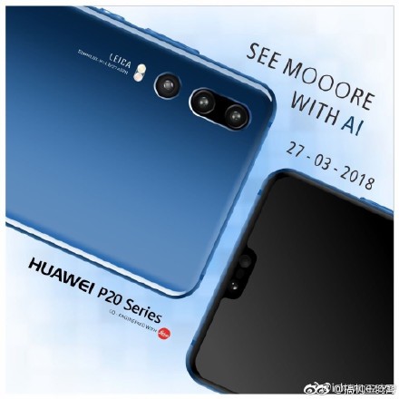 Üçlü kamera sistemine sahip çentikli Huawei P20 Pro göründü