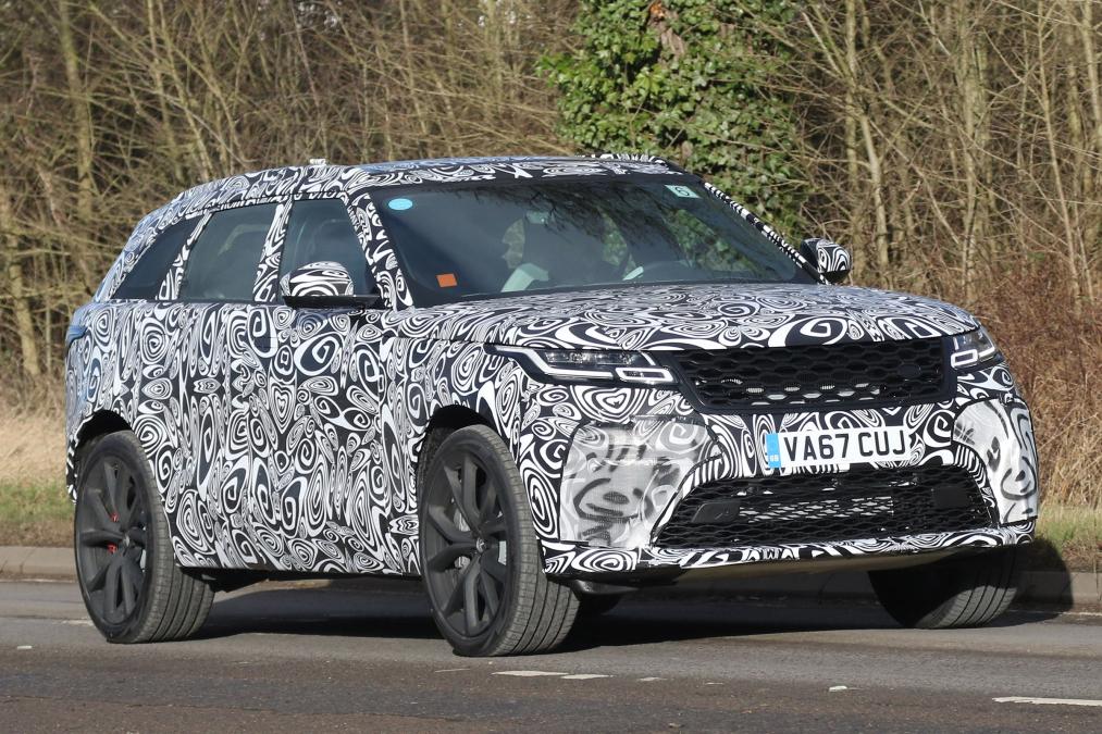 V8 motorlu Range Rover Velar SVR, Nürburgring'de test ediliyor