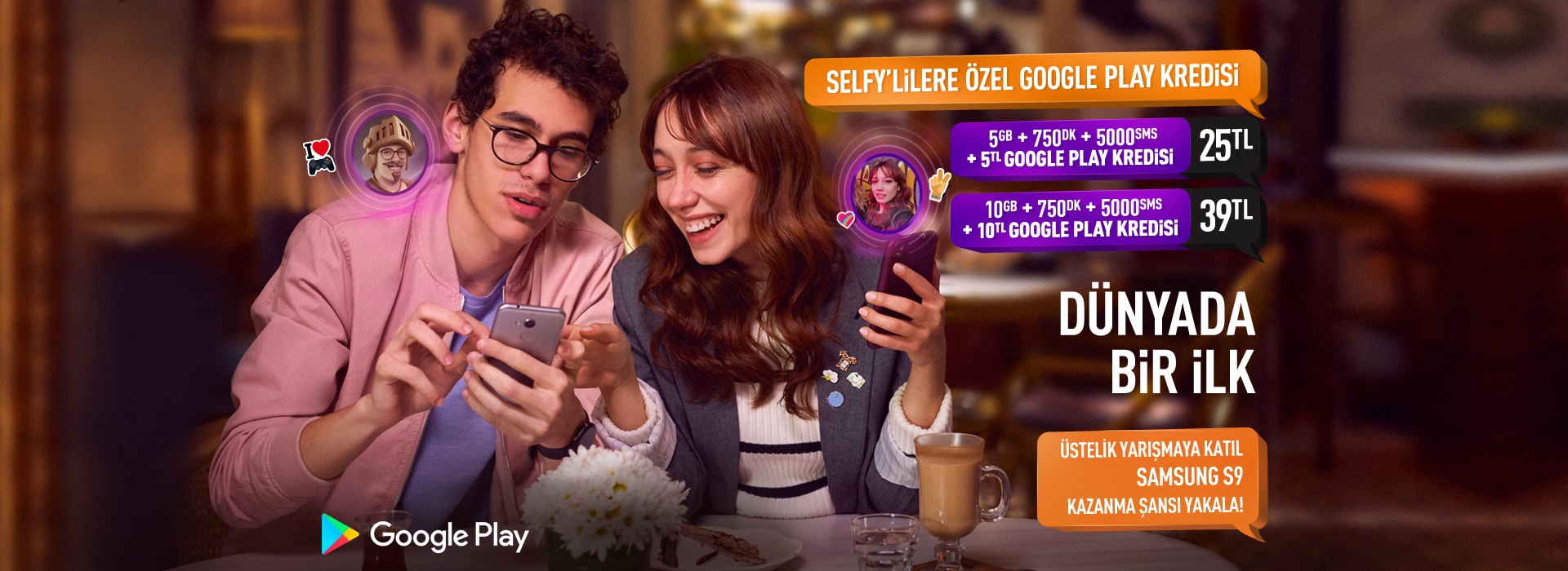 Türk Telekom Selfy’den Google Play kredili yeni tarifeler