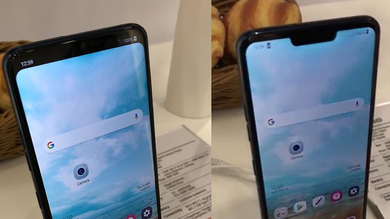 LG G7'de 'çentik' kullanıcının tercihine göre kapatılabilecek