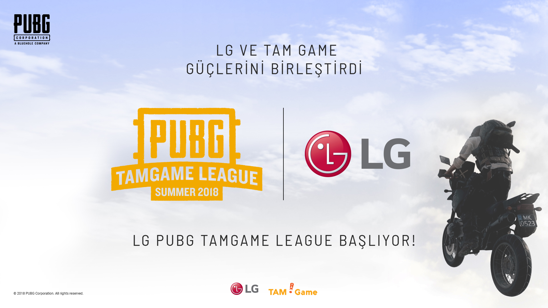 PUBG TAMGAME Ligi’nin ana sponsoru LG Electronics oldu