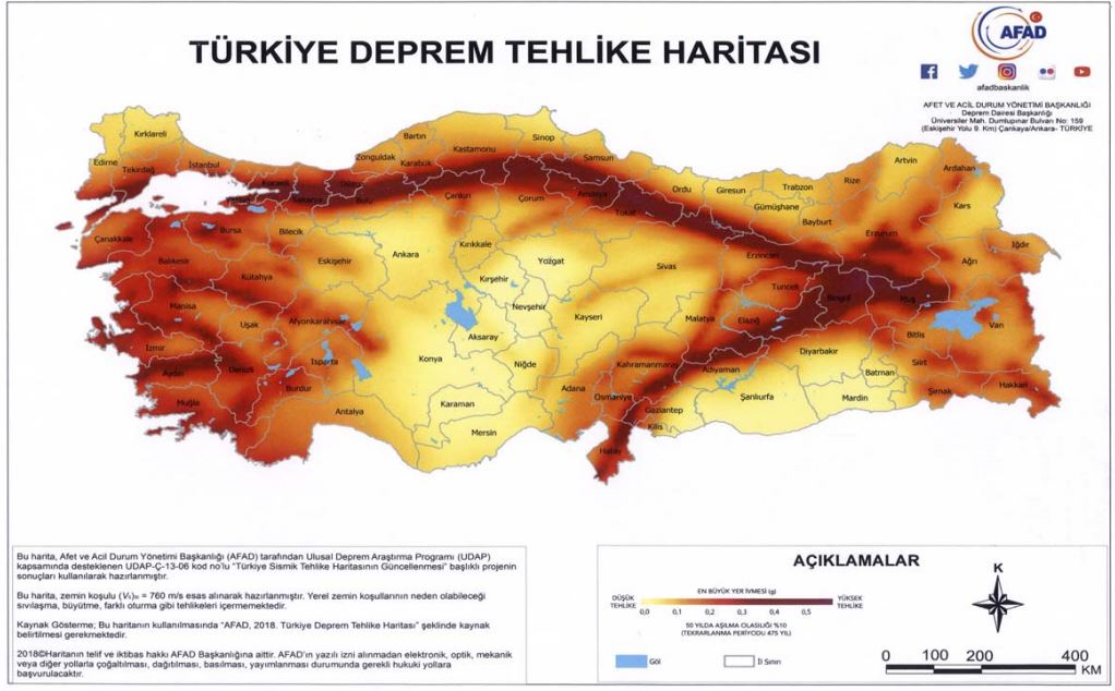 AFAD deprem sorgulama sistemi