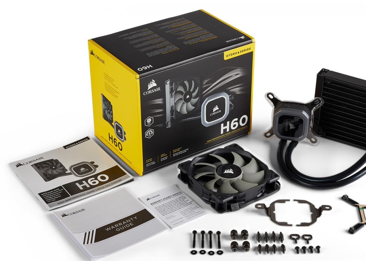 Corsair yeni Hydro Series H60 sıvı işlemci soğutucusunu sunar