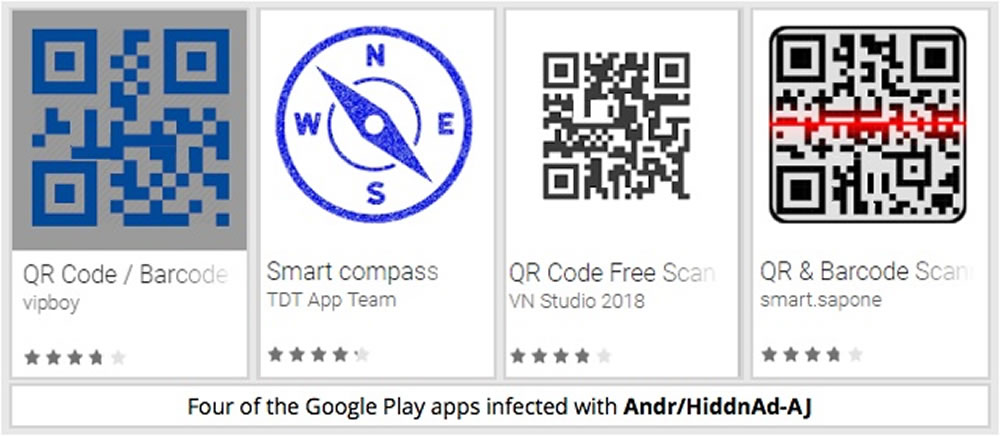 Google Play'de yer alan QR kod uygulamalarında virüs tespit edildi