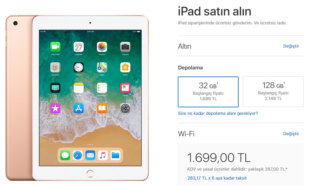 Uygun fiyatlı yeni iPad 9.7” 2018 fiyatı ve çıkış tarihi belli oldu