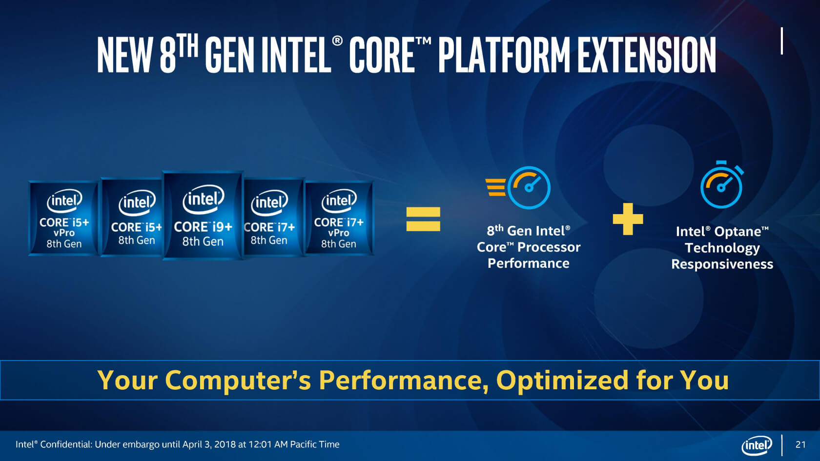 Intel altı çekirdekli Core i9 işlemcisini dizüstü bilgisayarlara taşıdı