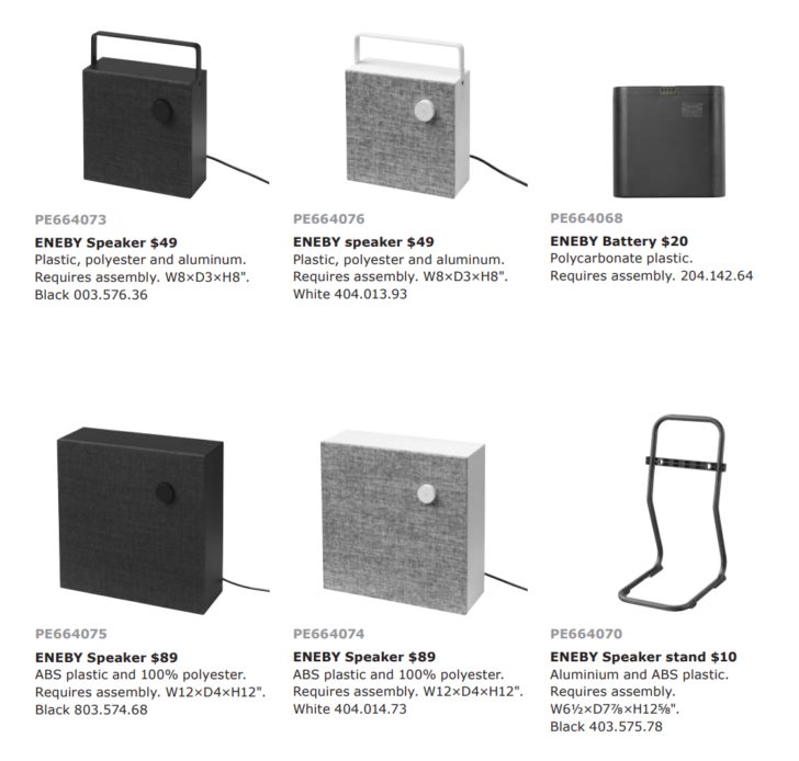 Ikea Eneby kablosuz hoparlörler karşınızda