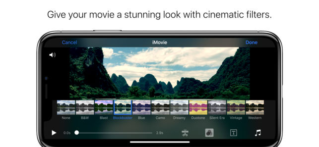 iOS iMovie'ye iPhone X desteği geldi