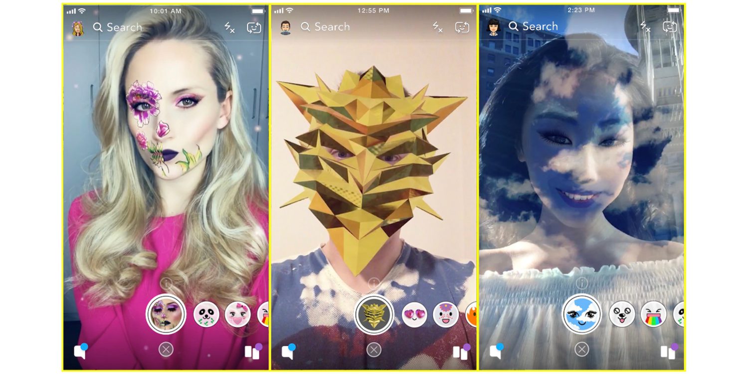 Snapchat artık kendi AR yüz filtrenizi oluşturmanıza olanak verecek