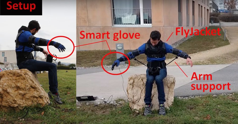 Vücudunuzla drone kontrol etmek ister misiniz? İşte yeni 'robotik iskelet'