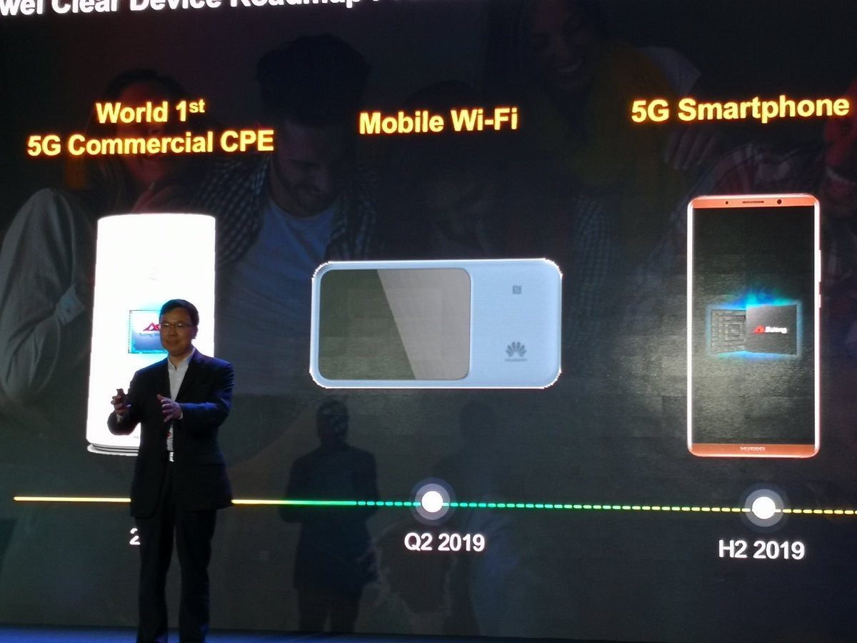 Huawei'nin ilk 5G destekli telefonu 2019'un üçüncü çeyreğinde gelecek