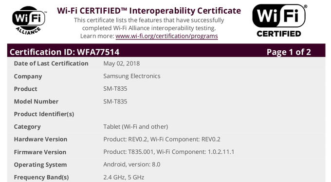 Samsung Galaxy Tab S4 ortaya çıktı