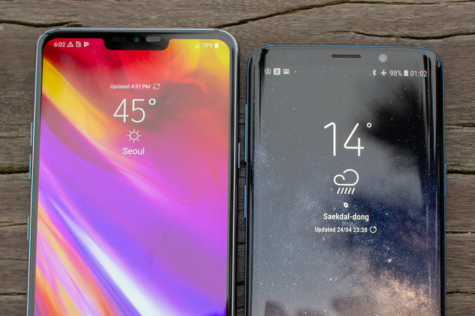 LG G7 ThinQ vs Galaxy S9 Plus