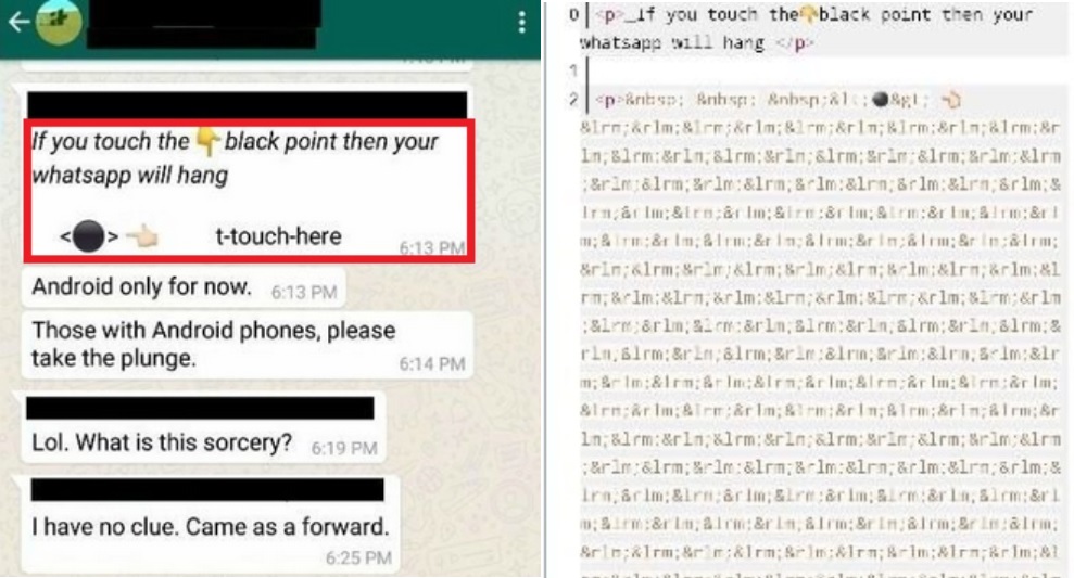 WhatsApp üzerinde yine telefonu çökerten mesajlar ortaya çıktı