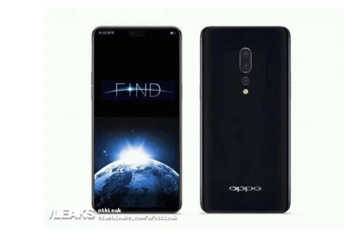 Oppo Find X görseli sızdırıldı iddiası