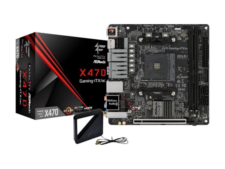 ASRock Mini ITX Fatal1ty X470 Gaming-ITX/ac anakart satışa çıkıyor