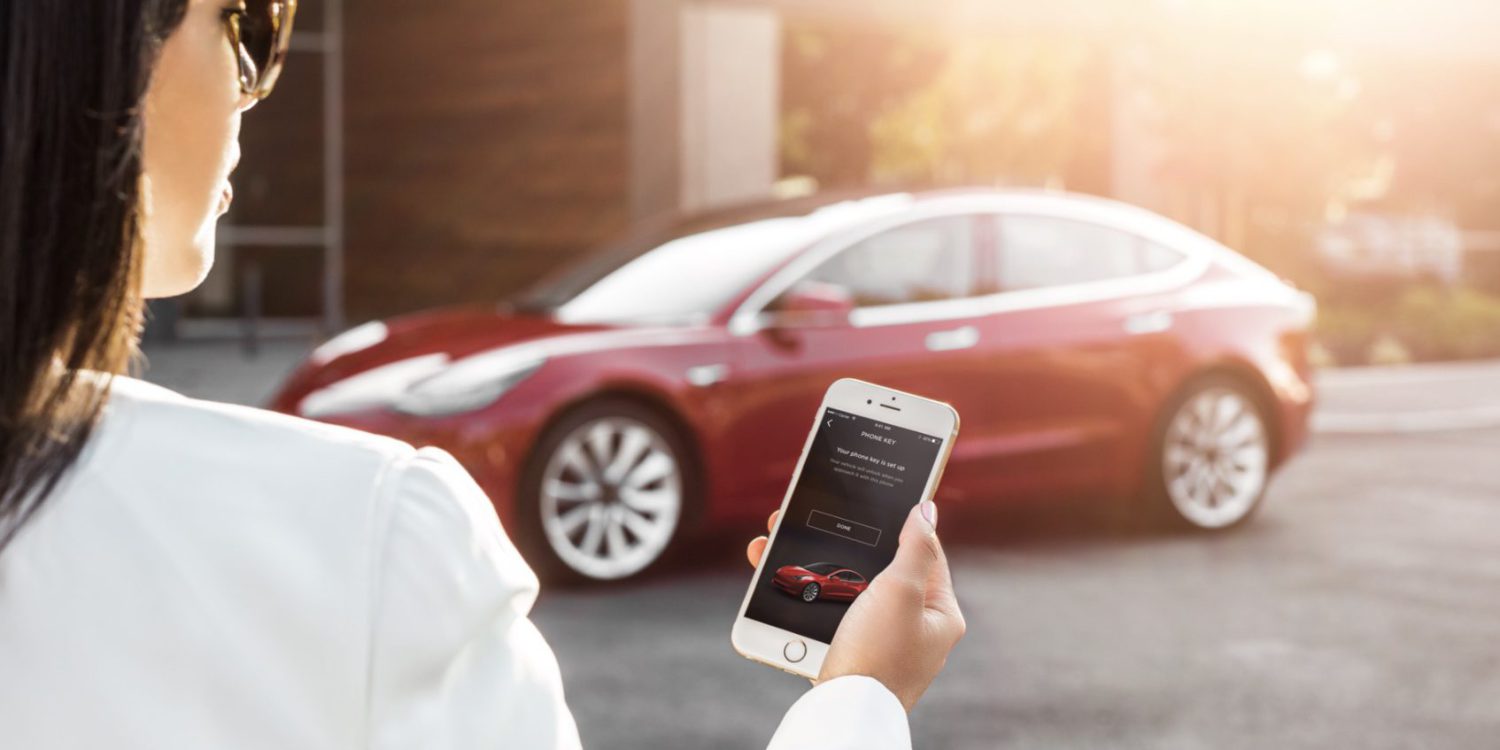 Tesla Model 3'teki anahtarsız giriş özelliği Model S ve Model X'e de geliyor