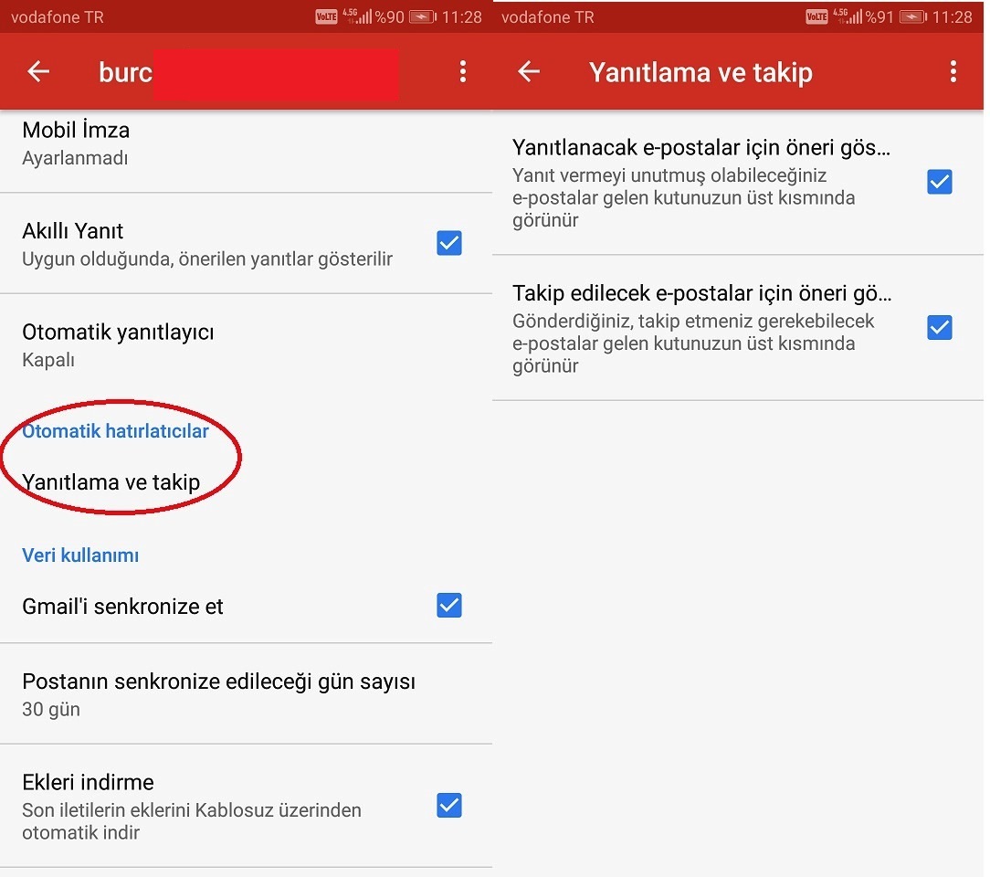 Android Gmail'e mail takip özelliği geldi!