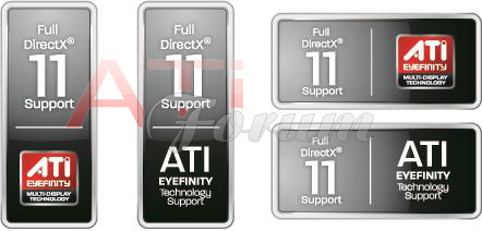 amd den directx 11 destegi ve eyefinity teknolojisi icin yeni logolar