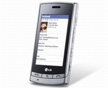 Dokunmatik ekranlı LG Viewty GT'nin İngiltere'de satışına başlandı