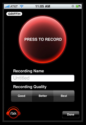 italk iphone ile yuksek kalitede ses