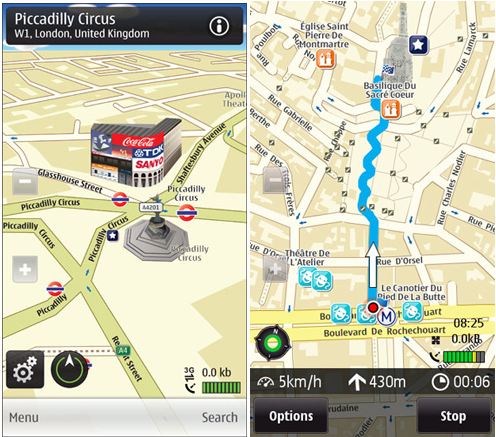 nokia ovi maps de artik ucretsiz adim adim navigasyon destegi sunuyor